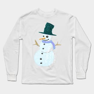 Jingle Hells The Alternative Christmas Snowman Long Sleeve T-Shirt